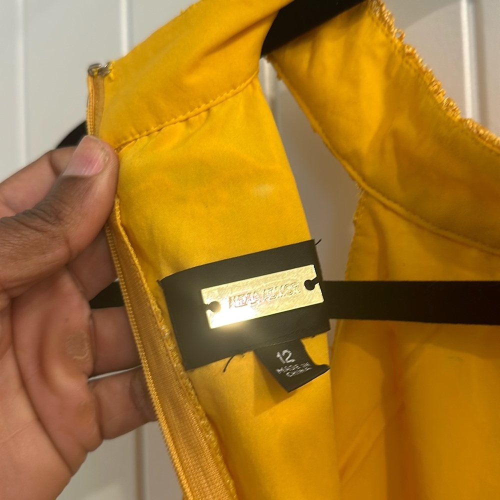 Size 12 dress, never worn, no stretch